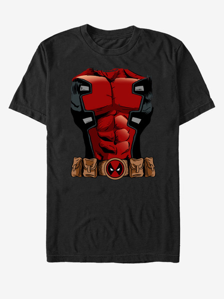 ZOOT.Fan Черна унисекс тениска Marvel Deadpool Armor