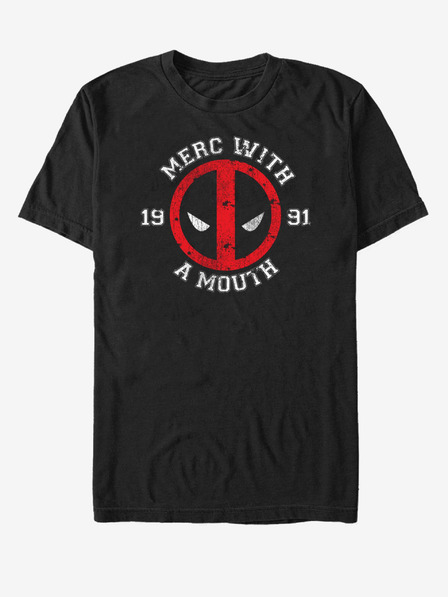 ZOOT.Fan Черна унисекс тениска Marvel Merc