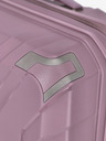 Travelite Розов дамски куфар Travelite Elvaa 4w M Rosé
