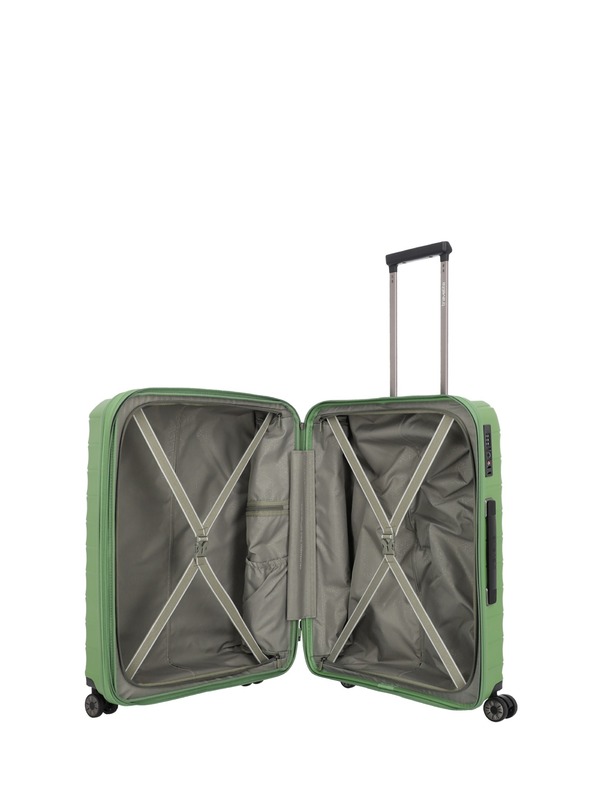 Travelite Travelite Mooby M Зелен пътнически куфар