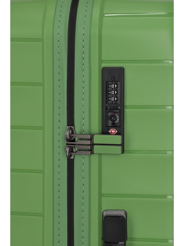 Travelite Travelite Mooby M Зелен пътнически куфар