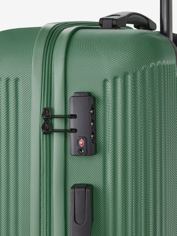 Travelite Комплект от три куфара за пътуване Travelite Bali S,M,L Green