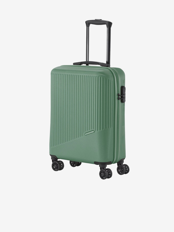 Travelite Комплект от три куфара за пътуване Travelite Bali S,M,L Green