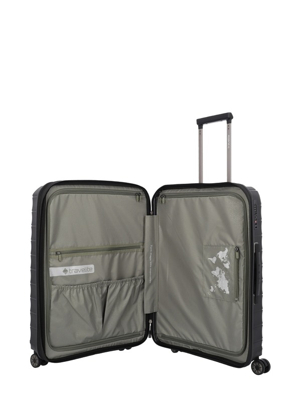 Travelite Travelite Mooby M Черен куфар