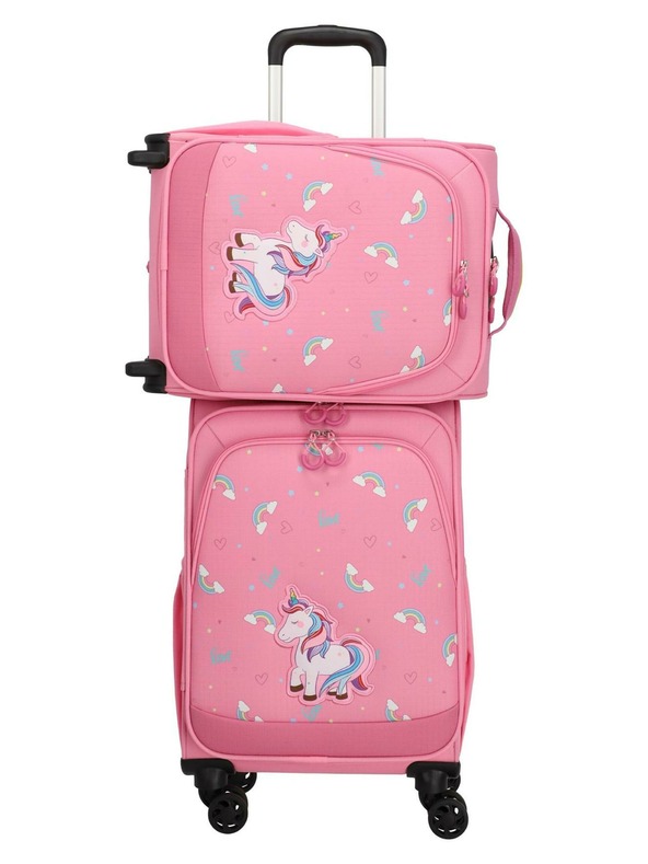 Travelite Детски куфар Travelite Mini Mover 2w S Unicorn