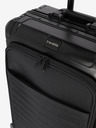 Travelite Черен куфар Travelite Next 4w S Преден джоб