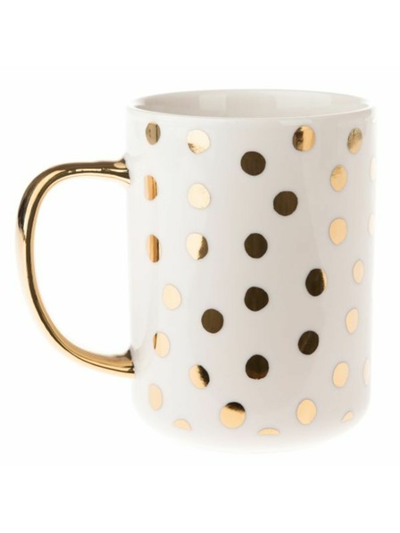 Casa de Engel Порцеланова чаша със златна дръжка, 425ml, 12/36