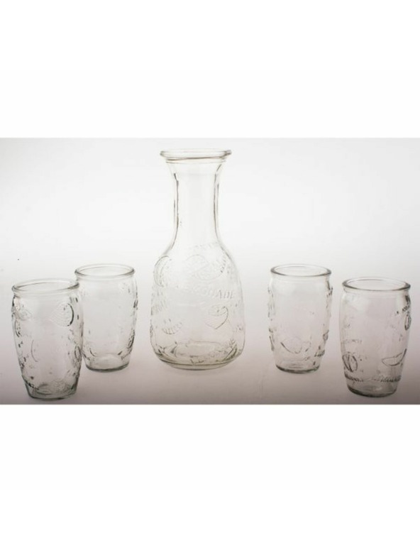 Casa de Engel Графин с 4 прозрачни чаши, 0/8