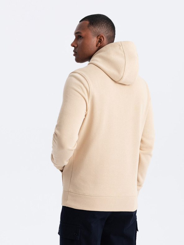 Ombre Clothing Мъжки памучен суитчър с качулка BASIC Ombre Clothing