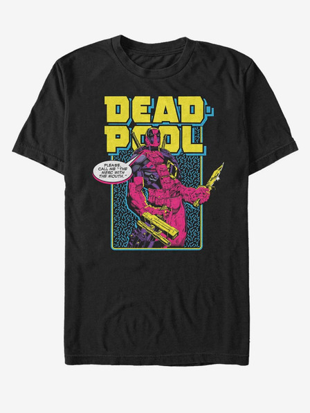 ZOOT.Fan Черна унисекс тениска Marvel Name Change