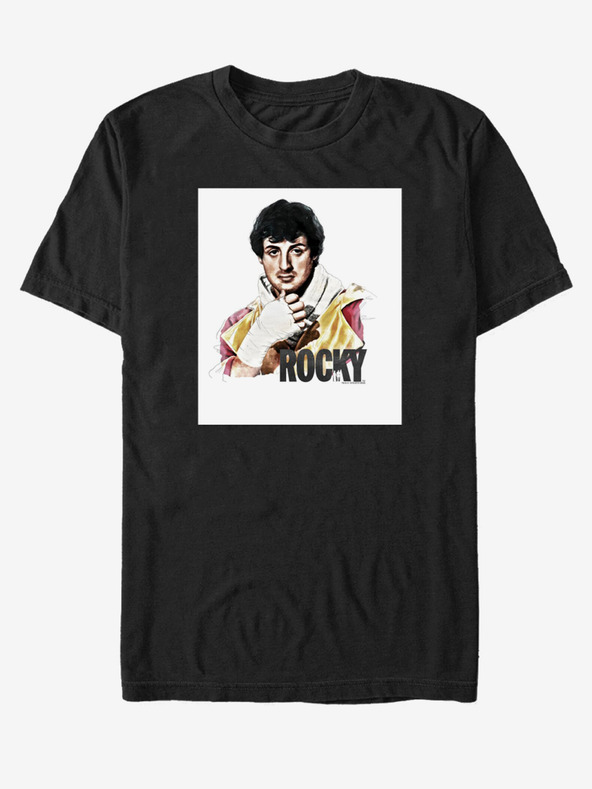 ZOOT.Fan Черна унисекс тениска ZOOT.Fan Rocky Pose