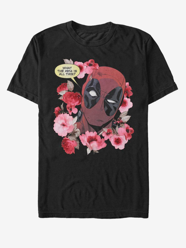 ZOOT.Fan Черна унисекс тениска Marvel Какво е това