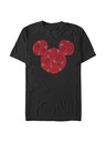 ZOOT.Fan Черна мъжка тениска Disney Classics Mickey Mouse Roses