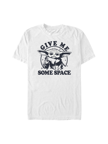ZOOT.Fan Бяла мъжка тениска с надпис Star Wars Need Space
