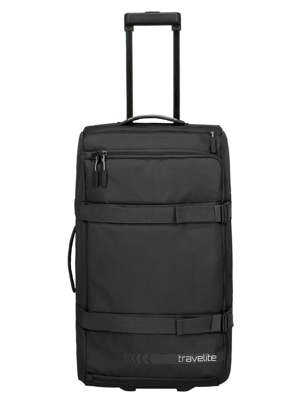 Travelite Пътна чанта Travelite Kick Off Wheeled Duffle L Black
