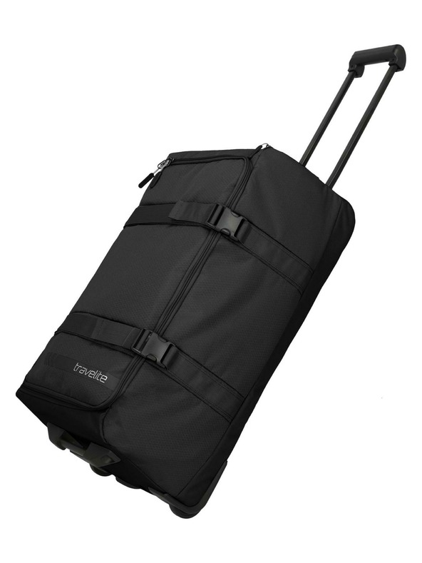 Travelite Пътна чанта Travelite Kick Off Wheeled Duffle L Black