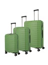Travelite Комплект пътнически куфарчета Travelite Mooby S,M,L Green