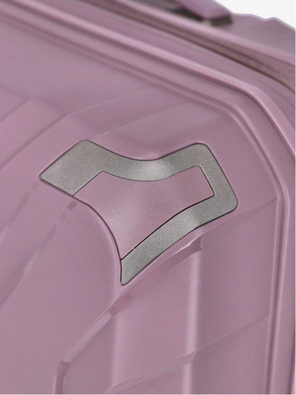 Travelite Розов дамски куфар Travelite Elvaa 4w L Rosé