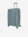 Travelite Сиво-син куфар Travelite Elvaa 4w L