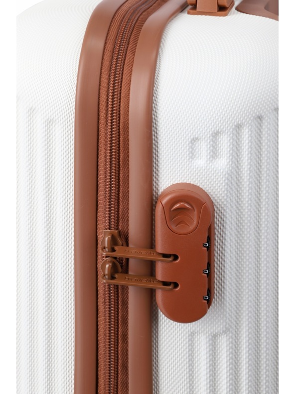 Travelite Travelite Bali S White/Cognac Чанта за път Travelite Bali S White/Cognac
