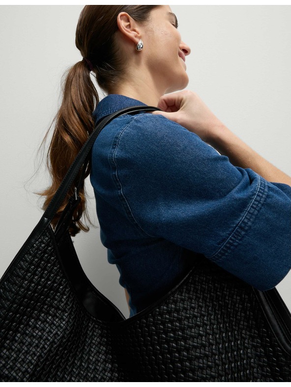 Marks & Spencer Дънкови миди рокли с копчета отпред Marks & Spencer тъмносин