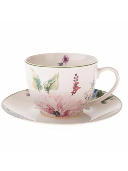 Casa de Engel Порцеланово легенче с чинийка, 260мл, 6/36