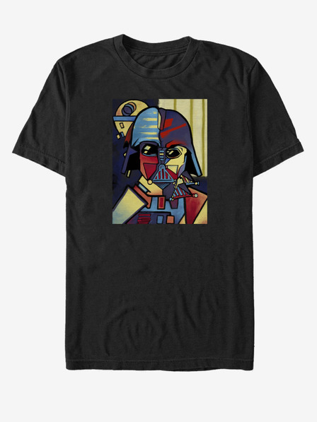 ZOOT.Fan Черна унисекс тениска Star Wars Picasso Vader