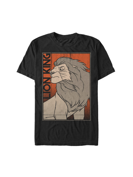 ZOOT.Fan Черна мъжка тениска на Disney Comic King