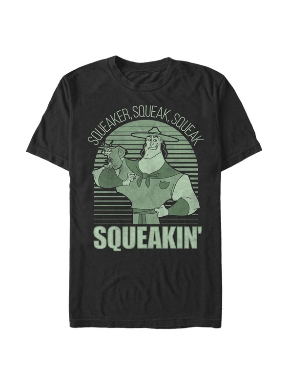 ZOOT.Fan Черна мъжка тениска Disney Squeakin