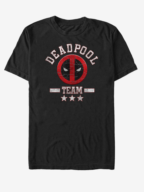 ZOOT.Fan Черна унисекс тениска Marvel Deadpool Team Stuff