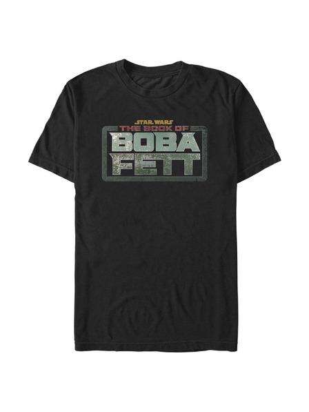 ZOOT.Fan Черна мъжка тениска с главното лого на "Междузвездни войни" Boba Fett