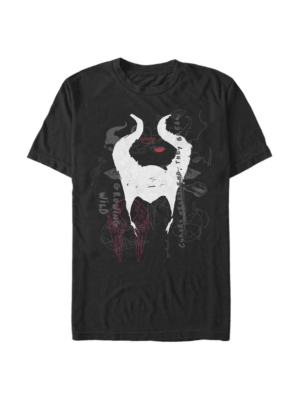 ZOOT.Fan Черна мъжка тениска Disney Dark Collage