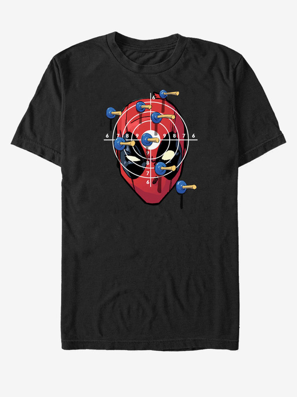 ZOOT.Fan Черна унисекс тениска Marvel Target Practice