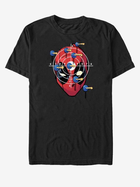 ZOOT.Fan Черна унисекс тениска Marvel Target Practice