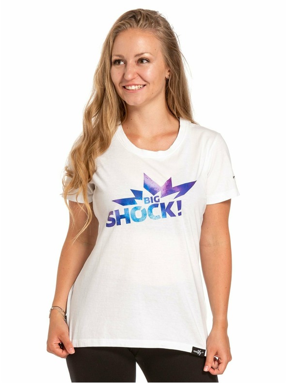 Meatfly Meatfly дамска тениска Big Shock! White | Бяла | Размер