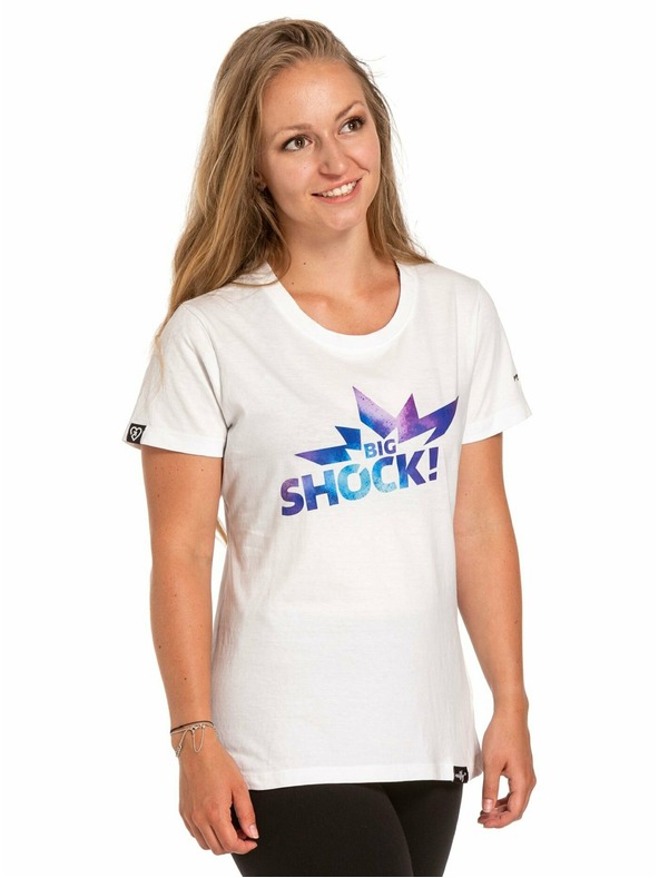 Meatfly Meatfly дамска тениска Big Shock! White | Бяла | Размер