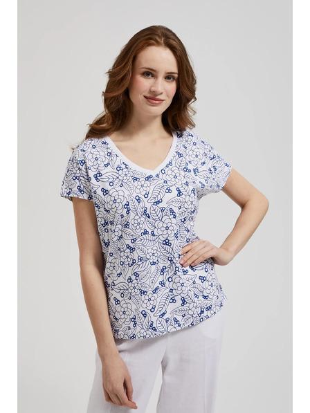 Moodo Дамска тениска с десен Moodo