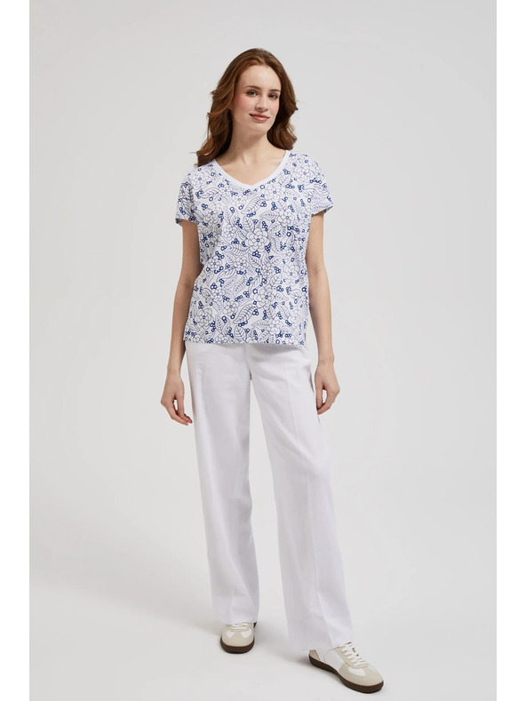 Moodo Дамска тениска с десен Moodo