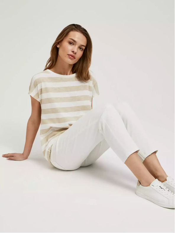 Moodo Дамска раирана риза MOODO