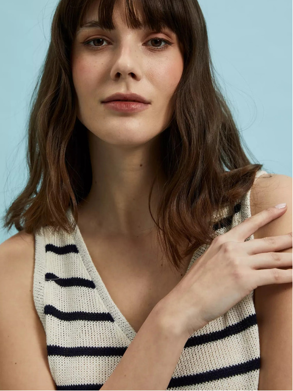 Moodo Дамски раиран потник Moodo