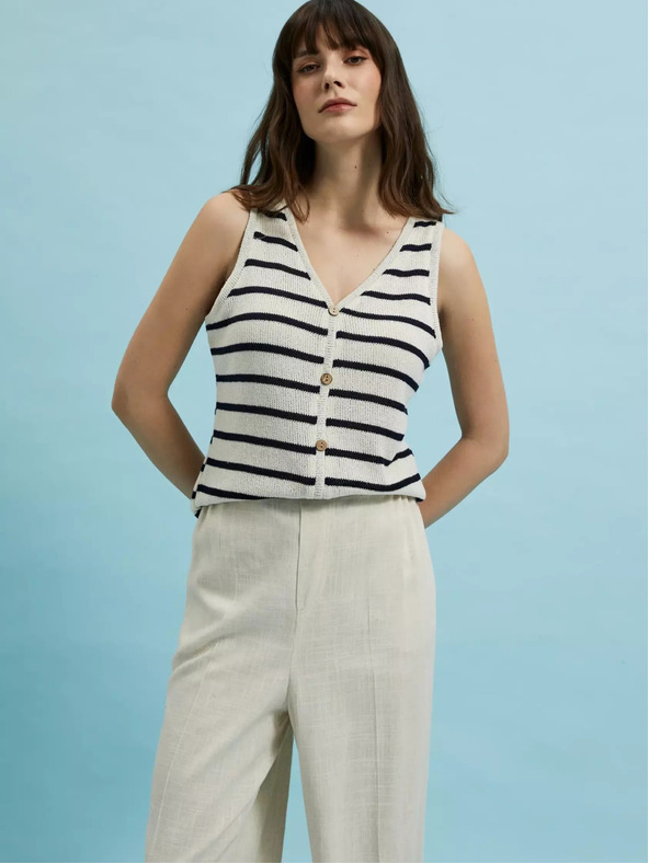 Moodo Дамски раиран потник Moodo