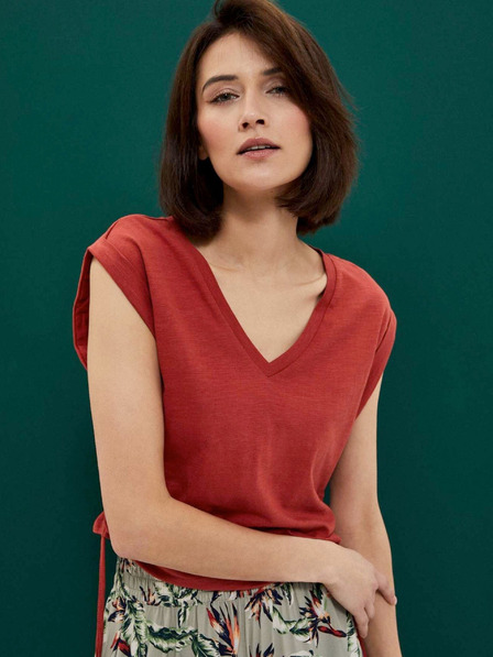 Moodo Оранжева дамска тениска Moodo