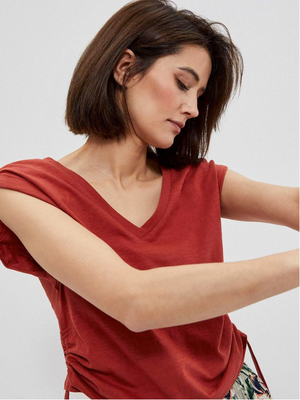 Moodo Оранжева дамска тениска Moodo