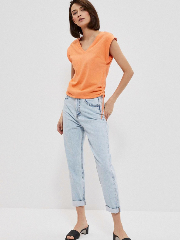 Moodo Оранжева дамска тениска Moodo