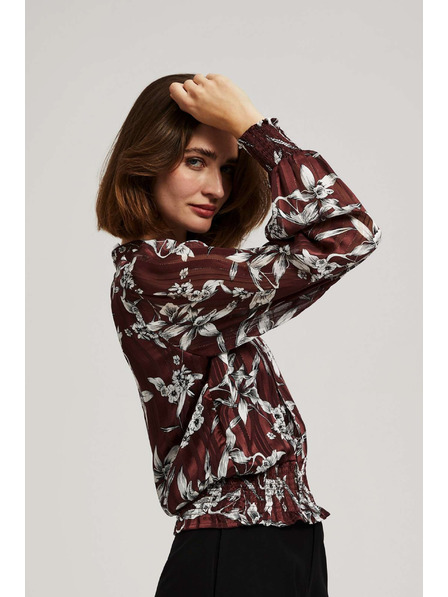 Moodo Дамска блуза с шарка Moodo