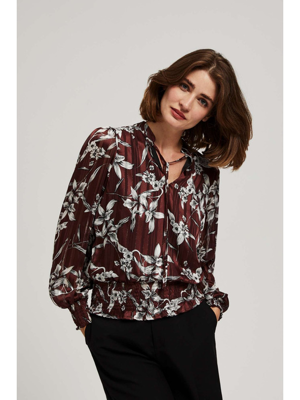 Moodo Дамска блуза с шарка Moodo