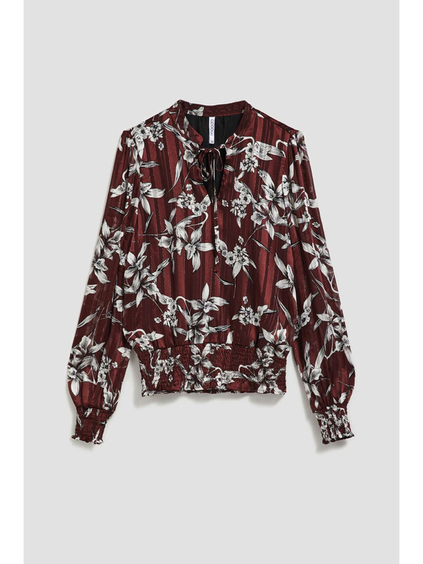 Moodo Дамска блуза с шарка Moodo