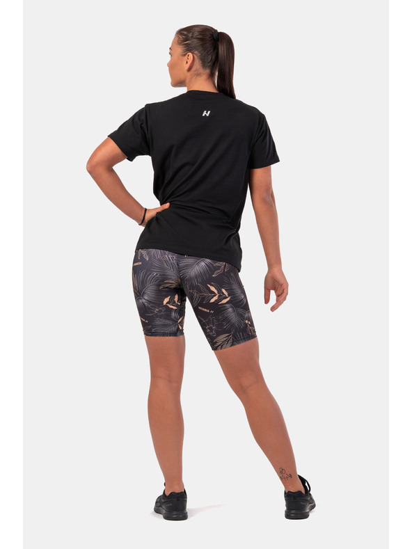 Nebbia Тениска с невидимо лого NEBBIA 602 Black Nebbia