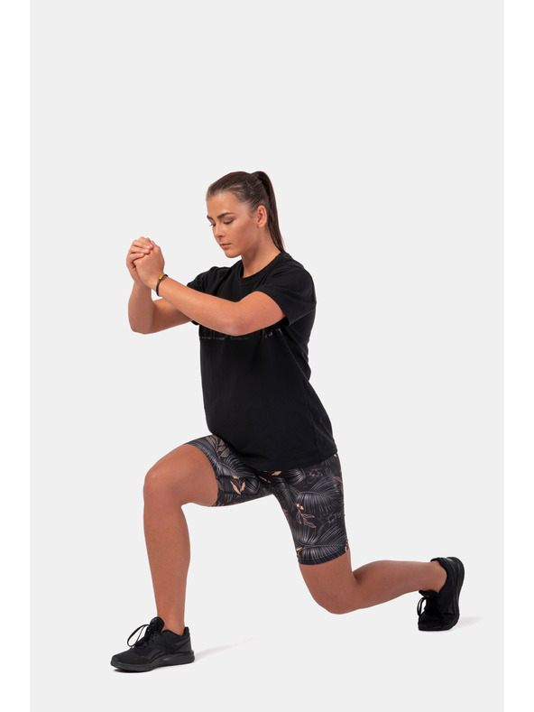 Nebbia Тениска с невидимо лого NEBBIA 602 Black Nebbia