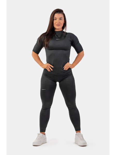 Nebbia Тениска "Питон" с десен от змийска кожа 416 Nebbia